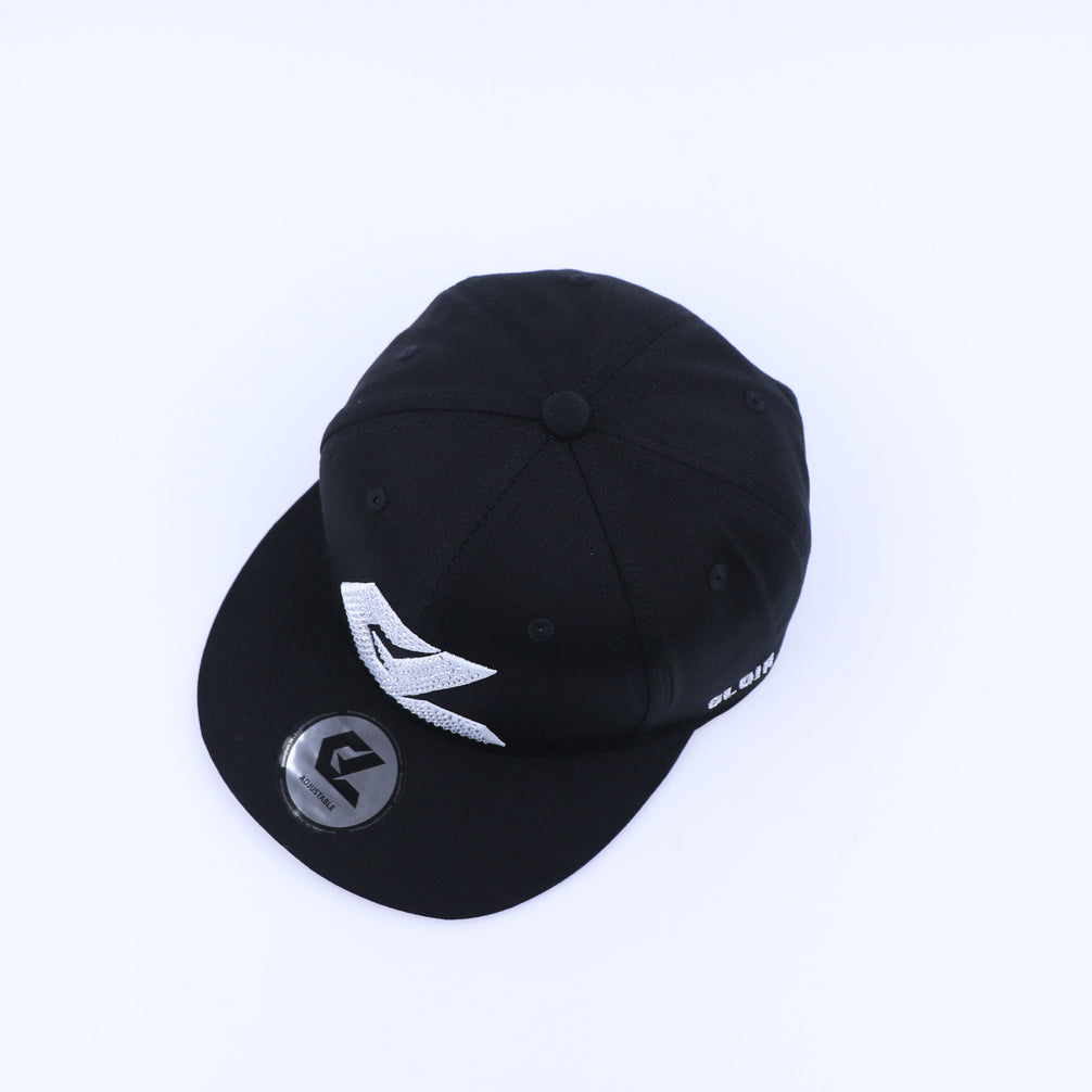 GLOIR Rhinestone Monogram Cap