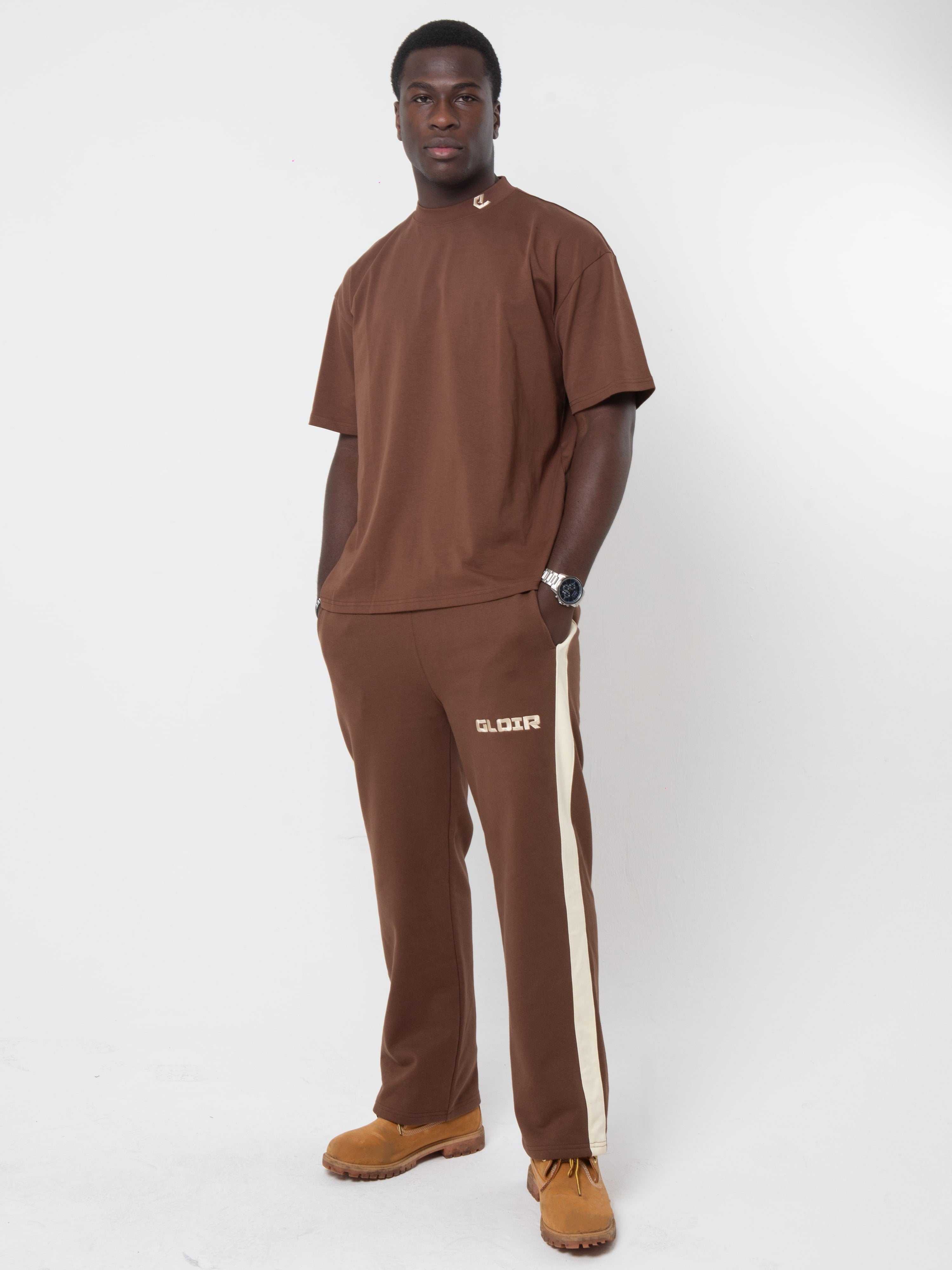 GLOIR Side Stripe Joggers