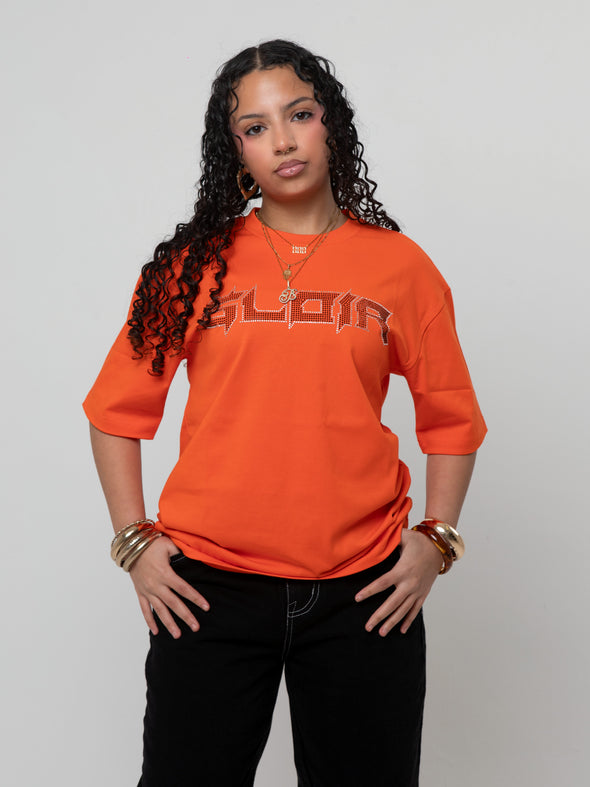 GLOIR Glitch Rhinestone Tee