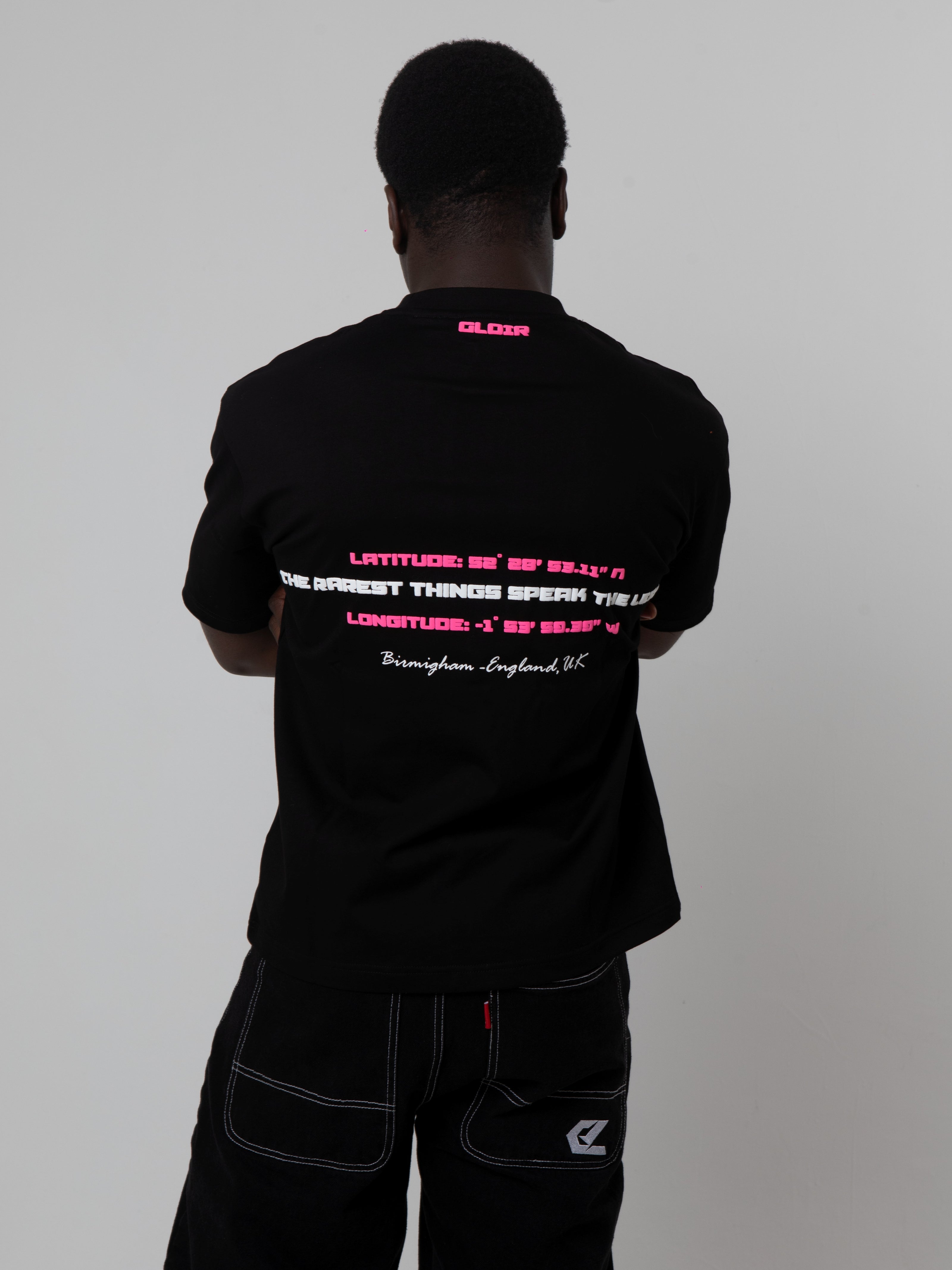 GLOIR Puff Vertical Signature Tee