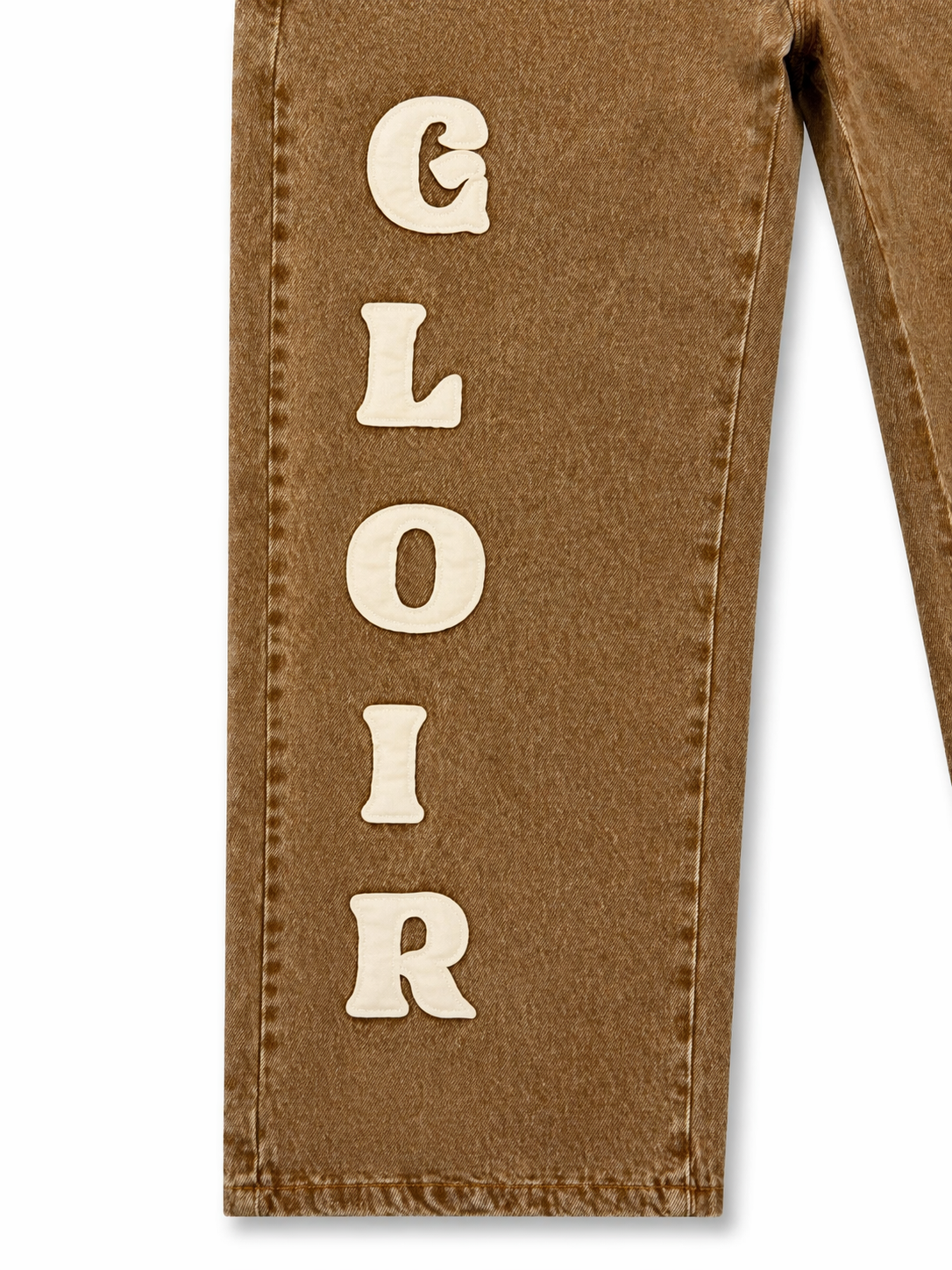GLOIR Varsity Denim – Sand Edition