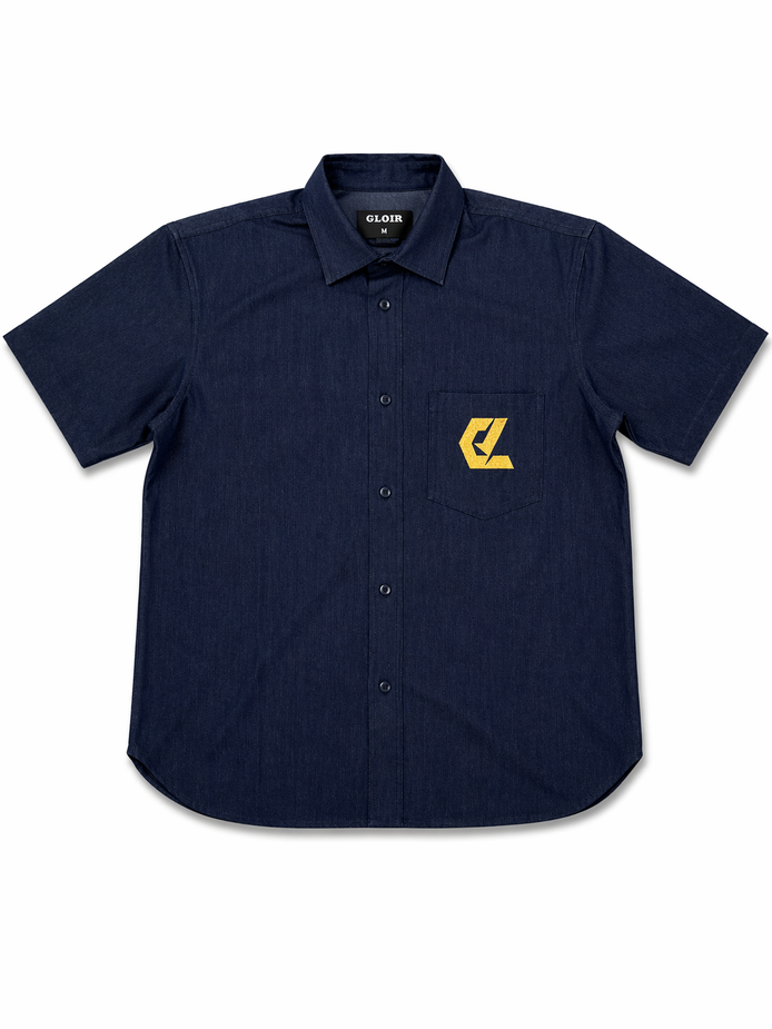 GLOIR Denim Twill Shirt