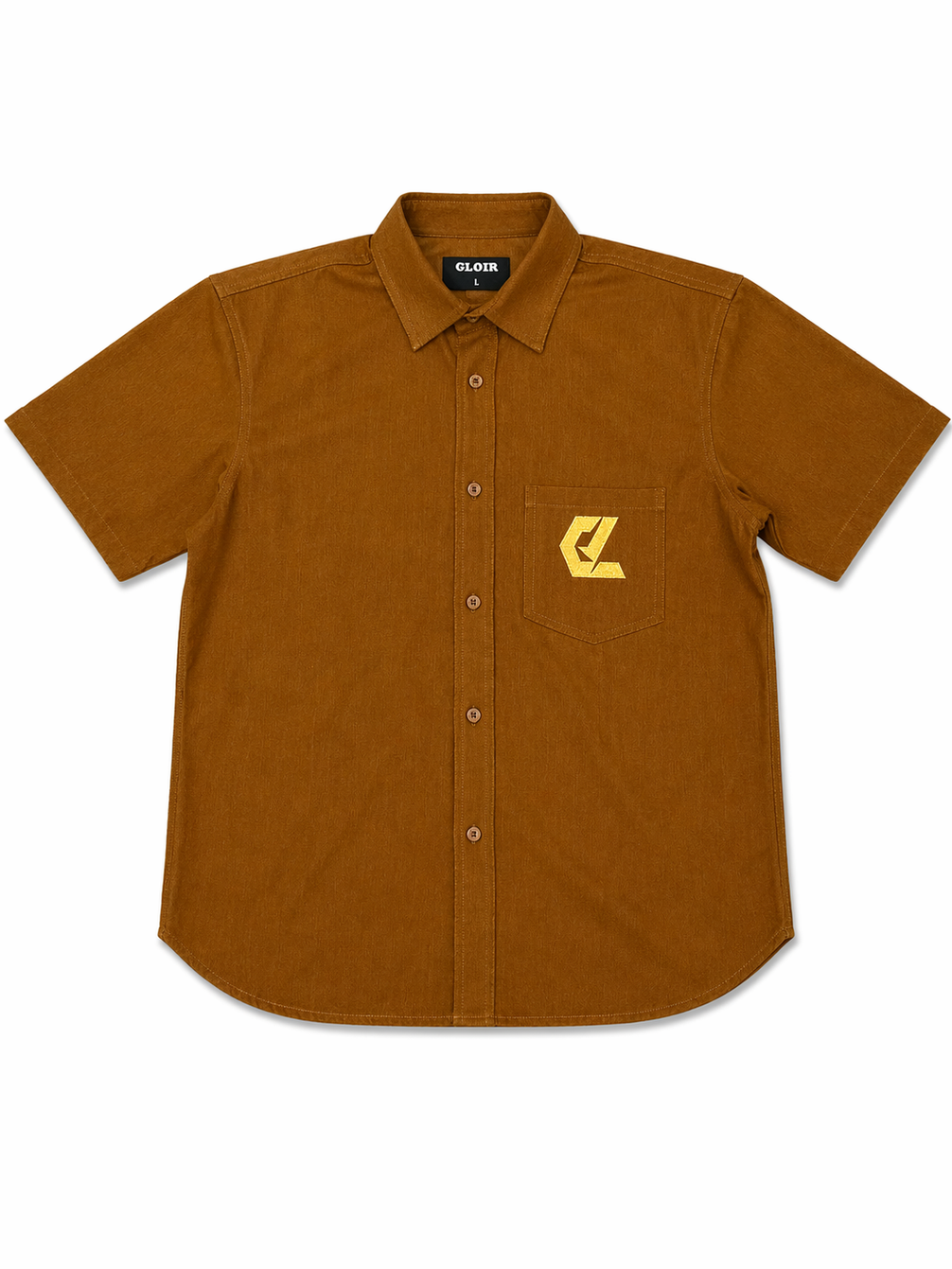 GLOIR Denim Twill Shirt