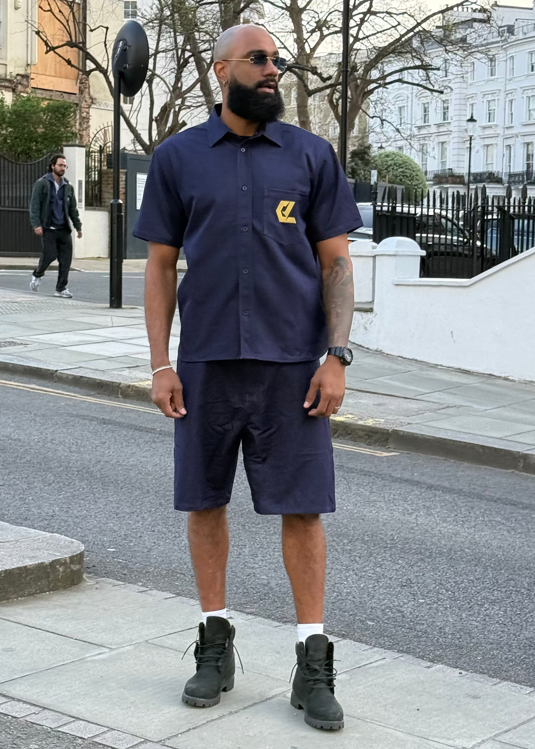GLOIR Denim Twill Short