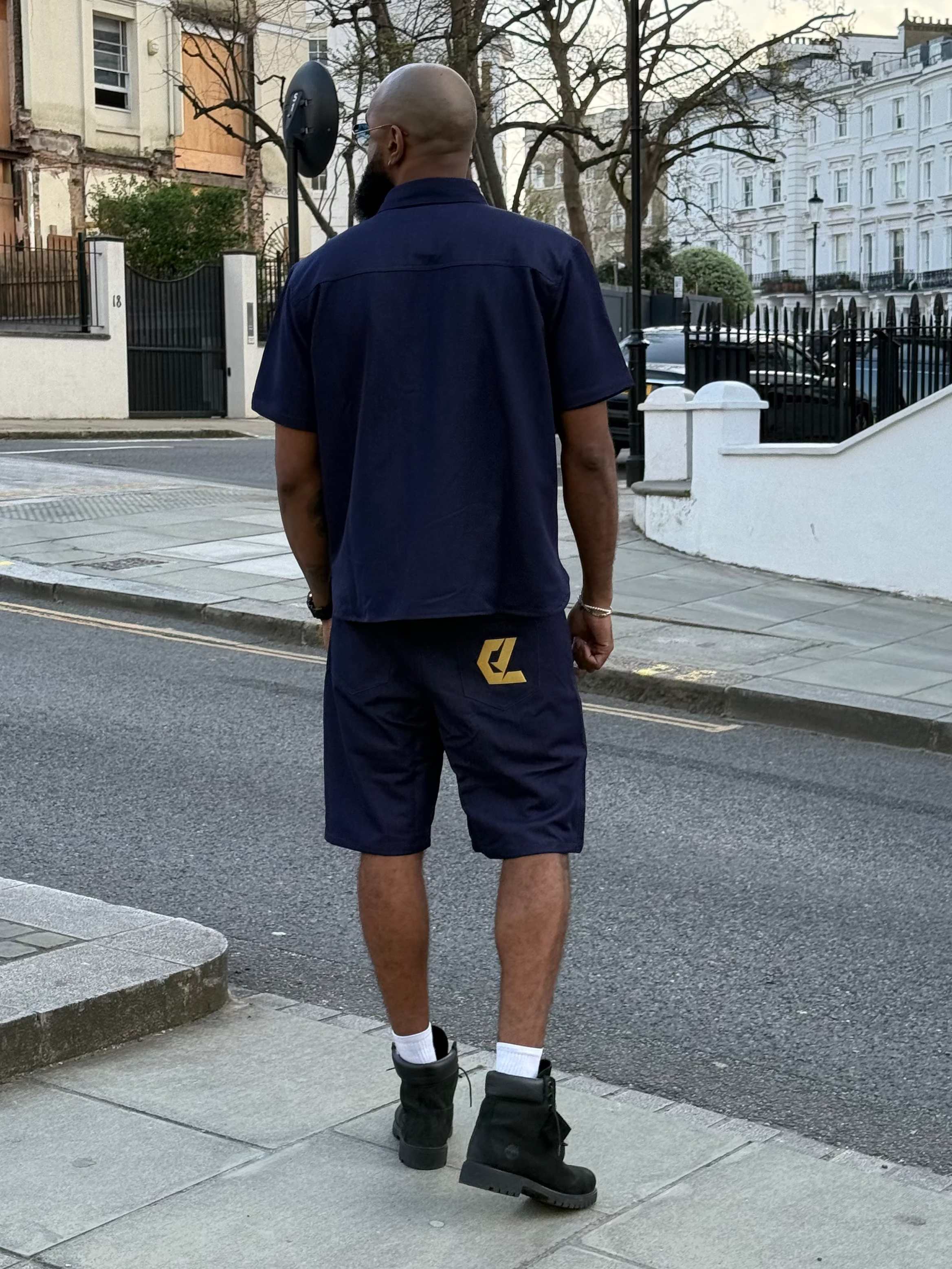 GLOIR Denim Twill Short