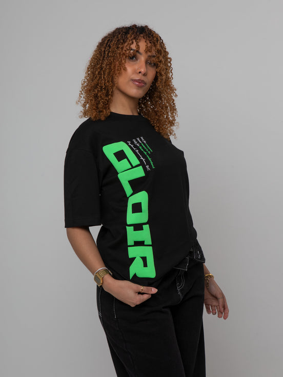 GLOIR Puff Vertical Signature Tee