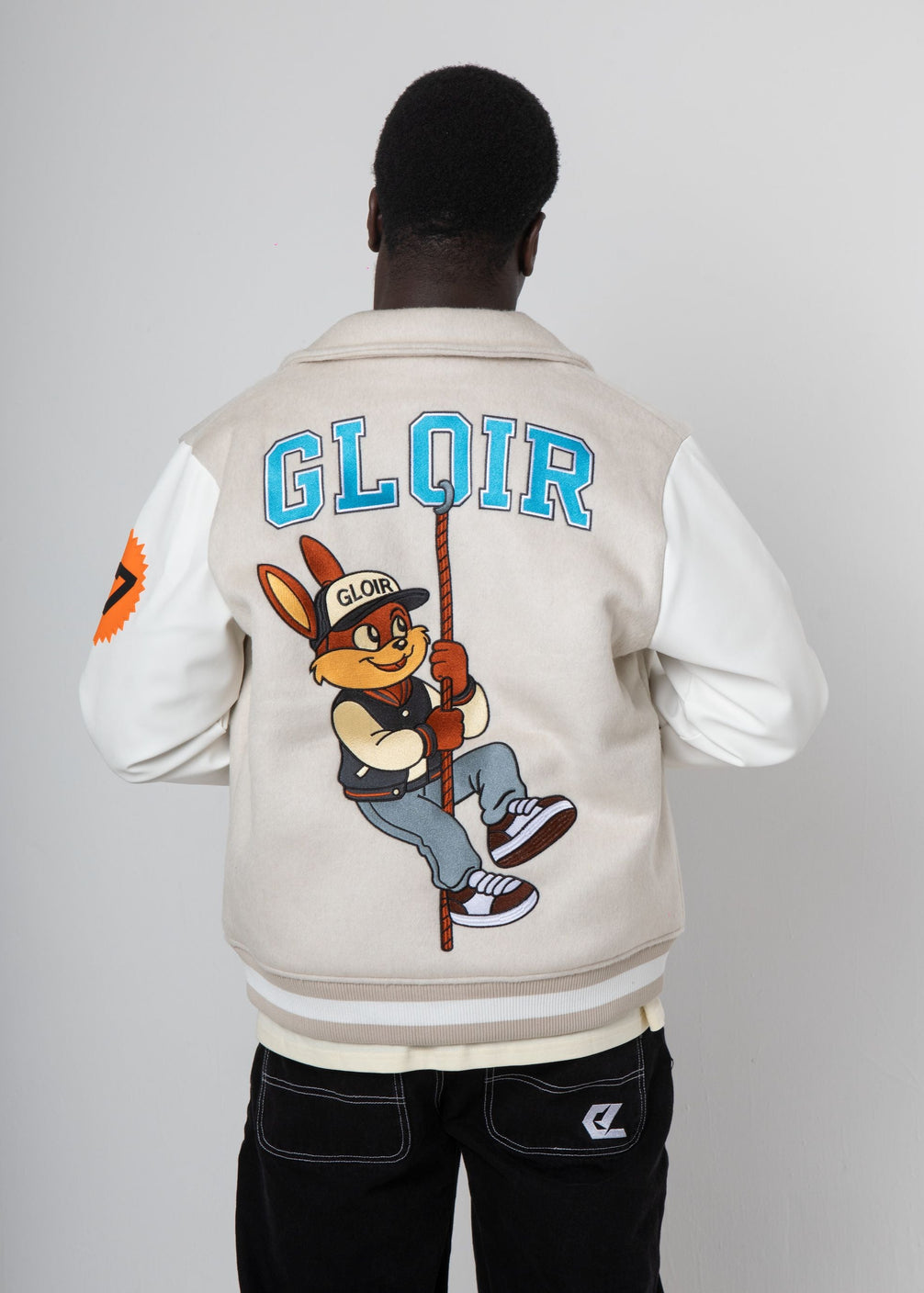 GLOIR Varsity Jacket – Shadow Edition
