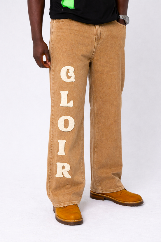 GLOIR Varsity Denim – Sand Edition
